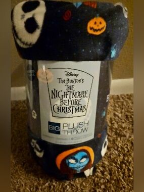 The Big One Disney Halloween Nightmare Before Christmas Fleece blanket